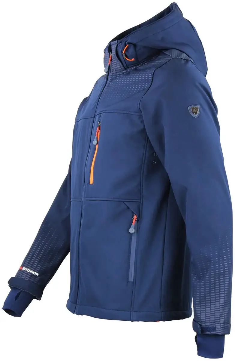 Peak Mountain Cabra Softshell Jas - Marine - afbeelding 3 van 6