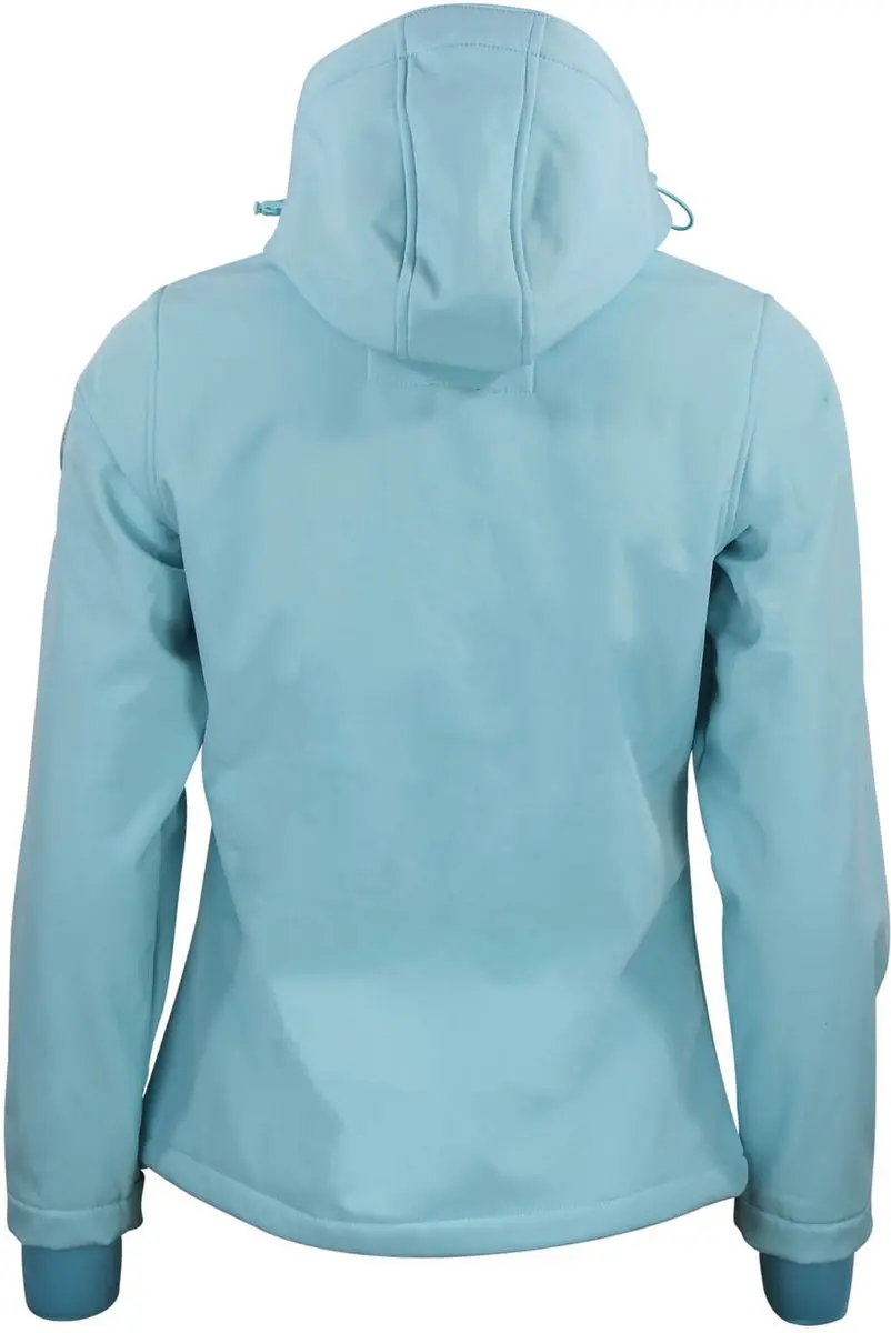 Peak Mountain Aclaude Dames Softshell Hoodie - Hemelsblauw - afbeelding 3 van 6