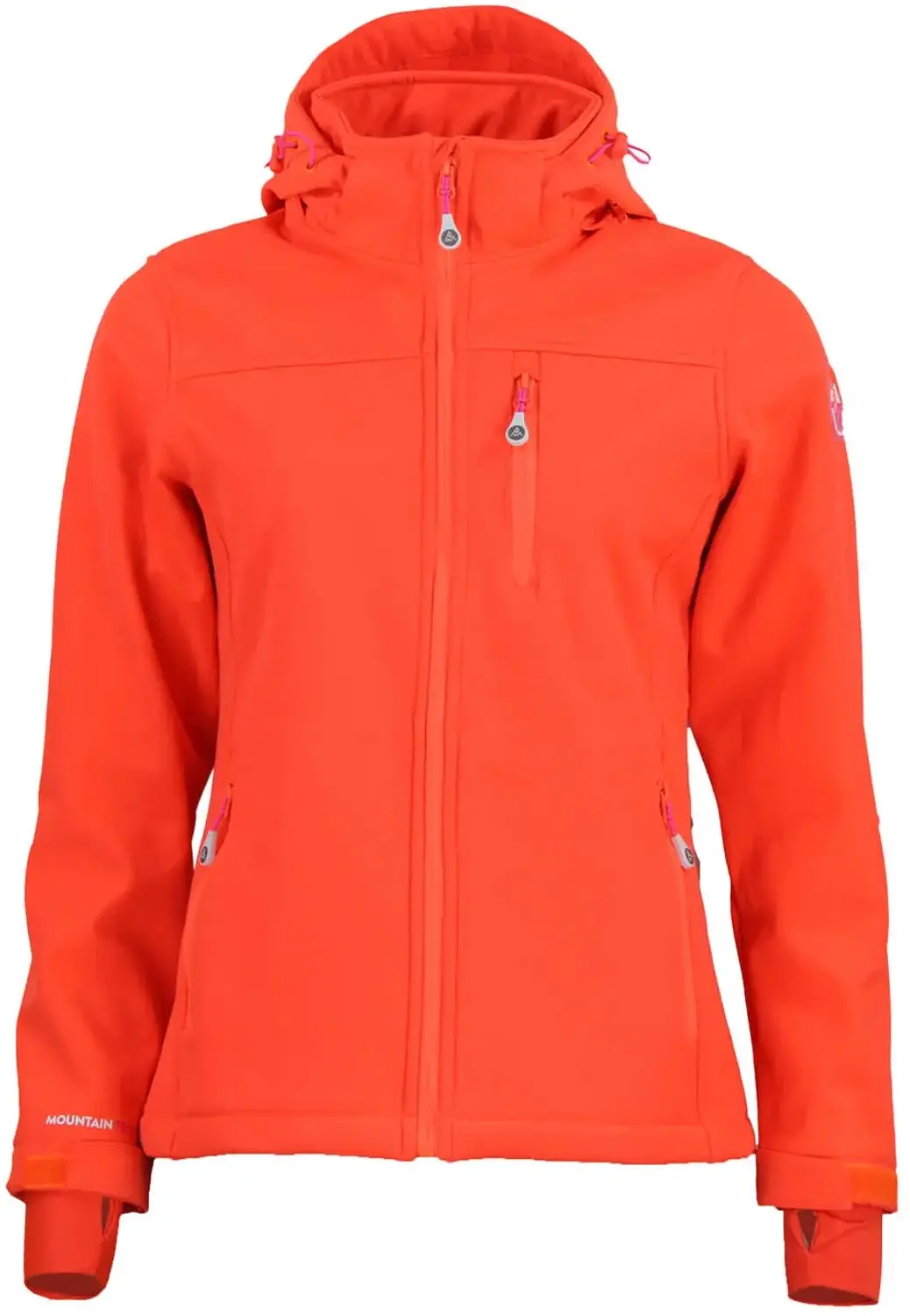 Peak Mountain Aclaude Dames Softshell Hoodie - Hemelsblauw - afbeelding 4 van 6