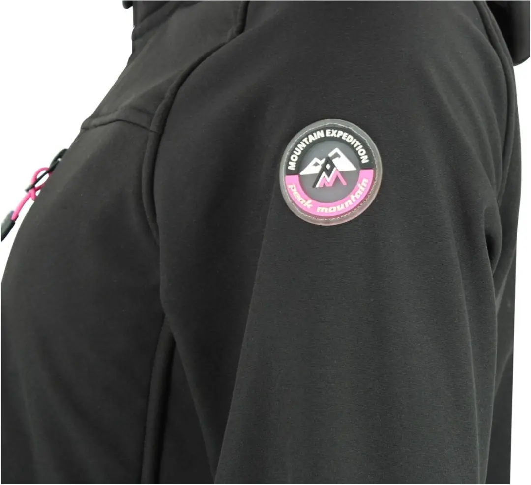 Peak Mountain Damesjas Softshell - Zwart - XL - afbeelding 5 van 6