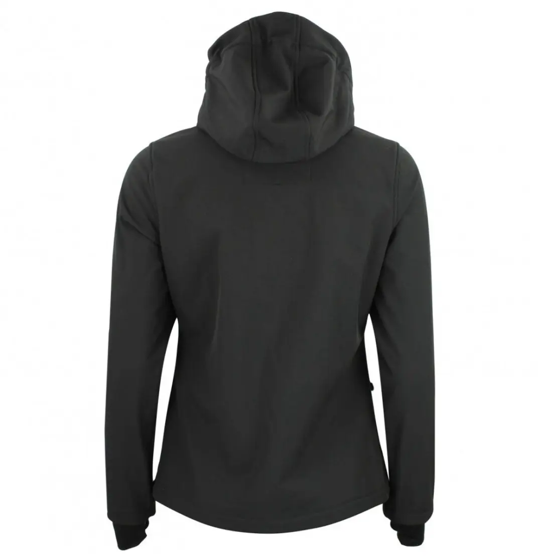 Peak Mountain Damesjas Softshell - Zwart - XL - afbeelding 3 van 6