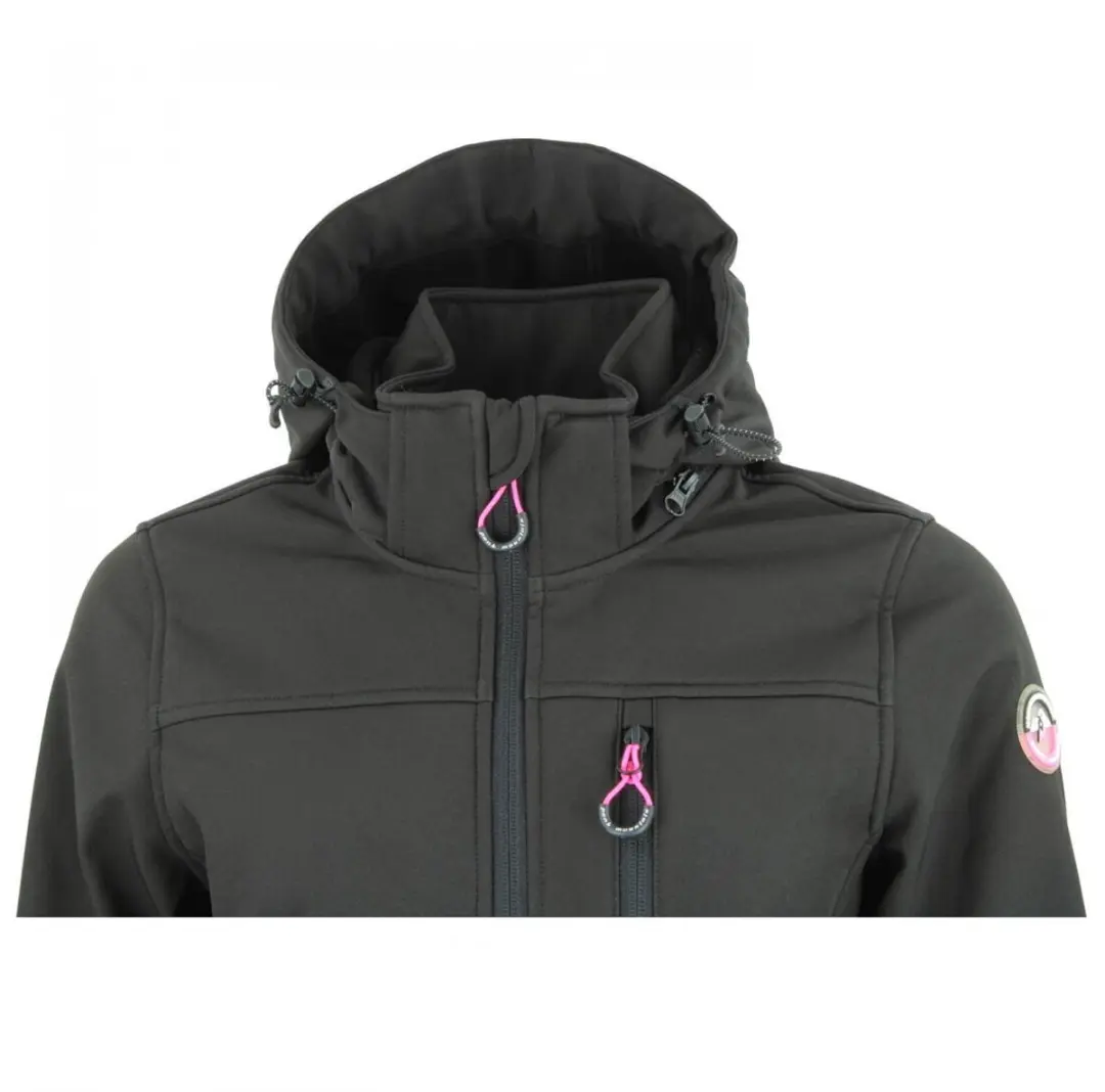 Peak Mountain Damesjas Softshell - Zwart - XL - afbeelding 4 van 6