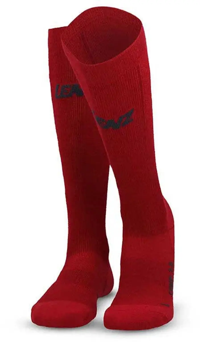 Lenz Compression 2.0 Merino Skisokken - Rood - afbeelding 4 van 6