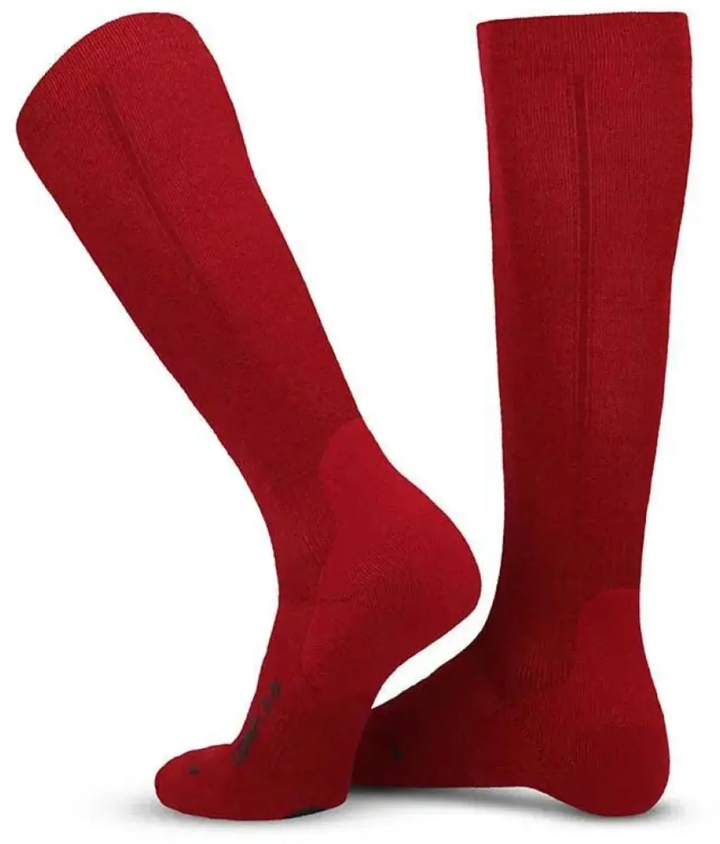 Lenz Compression 2.0 Merino Skisokken - Rood - afbeelding 3 van 6