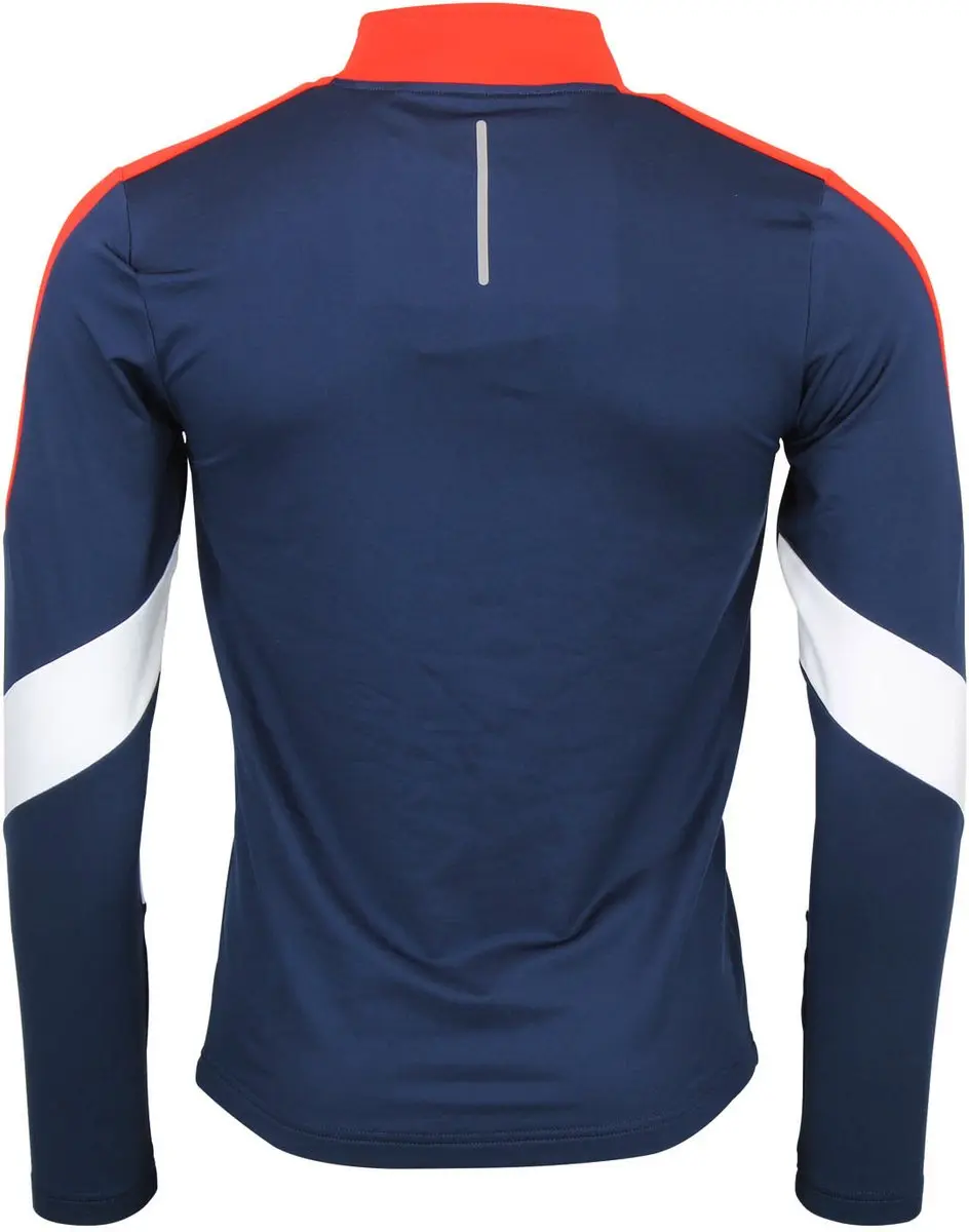 Peak Mountain Caspiro Zip Shirt Lange Mouwen - Marine - afbeelding 3 van 6