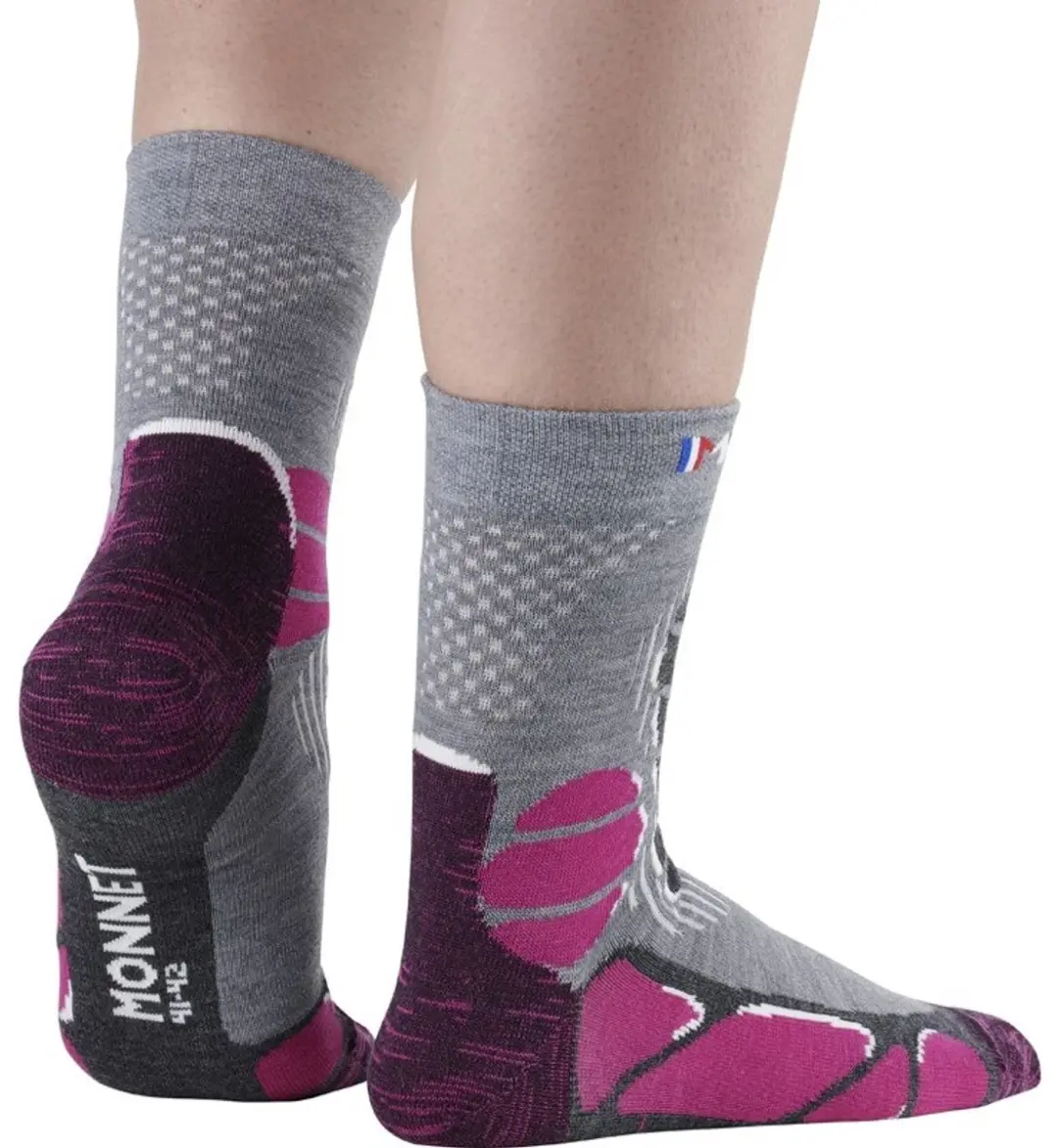 Monnet Sokken Mid Extra Light - Roze - 37/38 - afbeelding 2 van 6