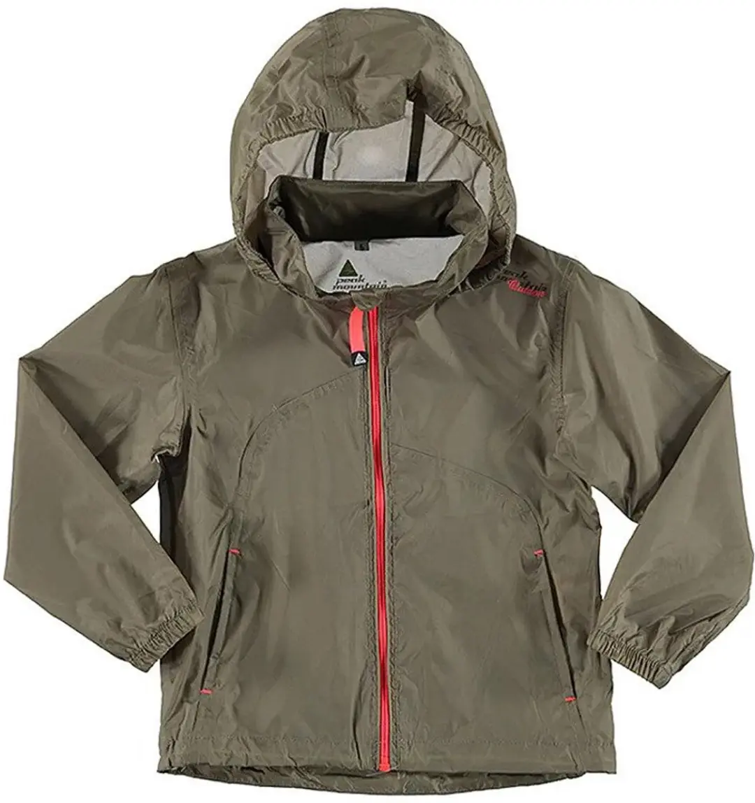 Peak Mountain Meisjes Windjack - Zwart - afbeelding 2 van 6