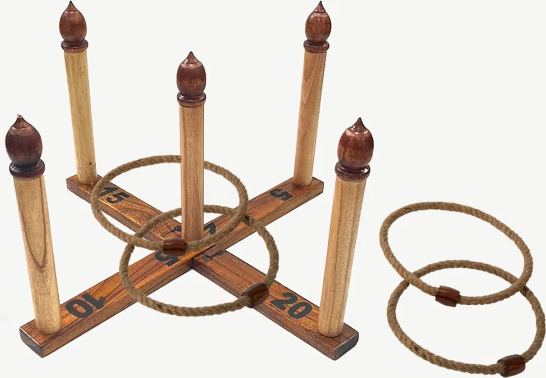 Ubergames Luxe Ringwerpen Spel Pijnhout - ug-525