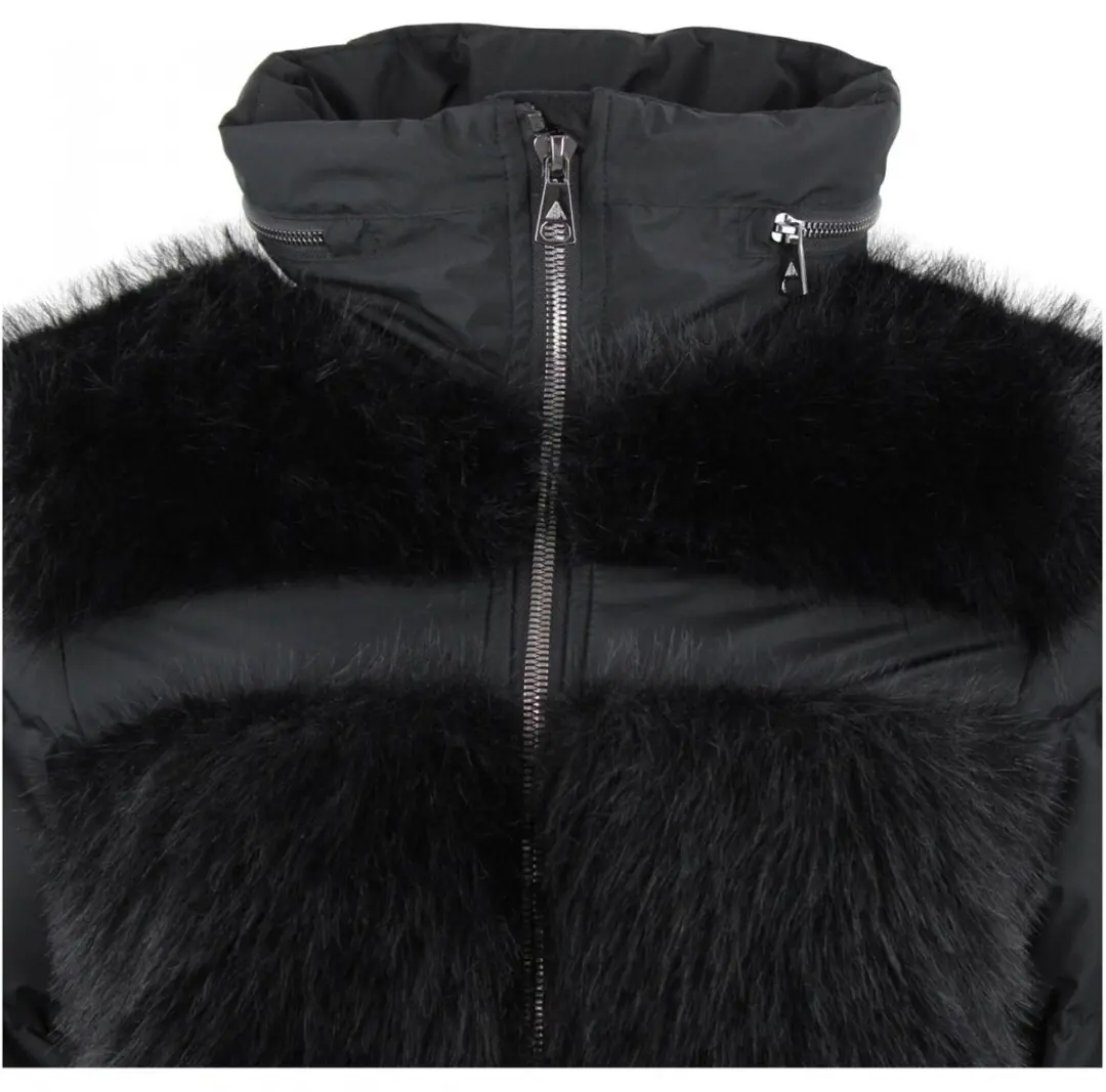 Peak Mountain Bont Damesjack met Capuchon - Zwart - L - afbeelding 5 van 6