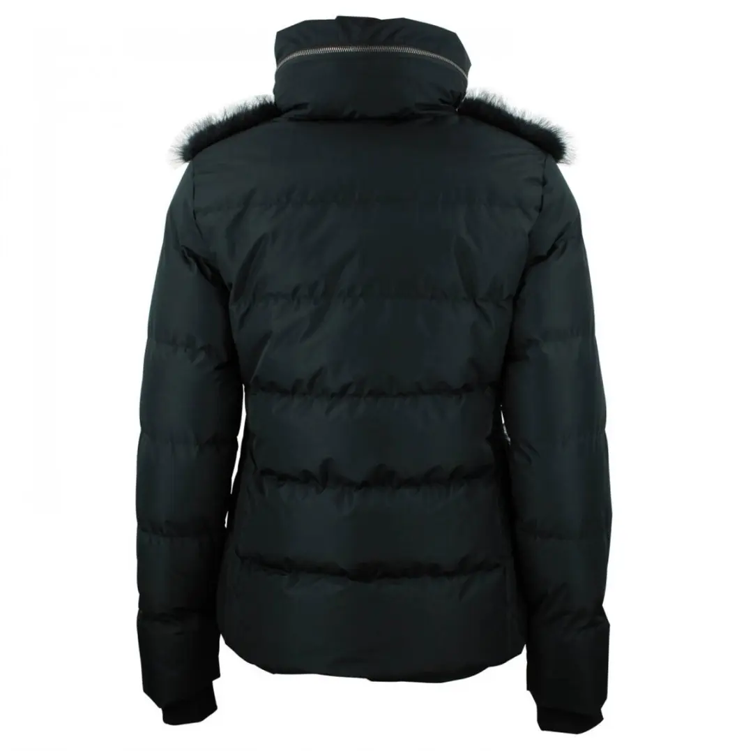 Peak Mountain Bont Damesjack met Capuchon - Zwart - L - afbeelding 6 van 6