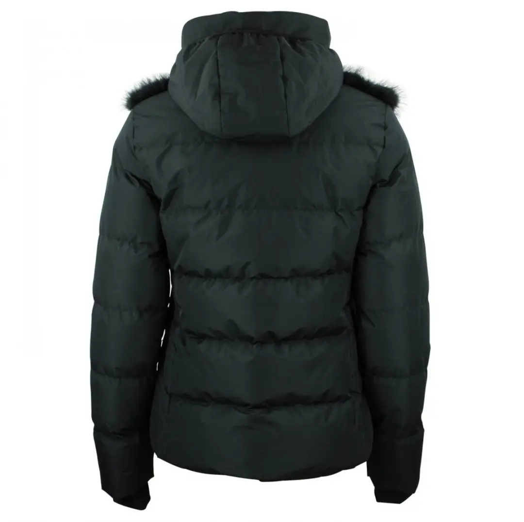 Peak Mountain Bont Damesjack met Capuchon - Zwart - L - afbeelding 3 van 6