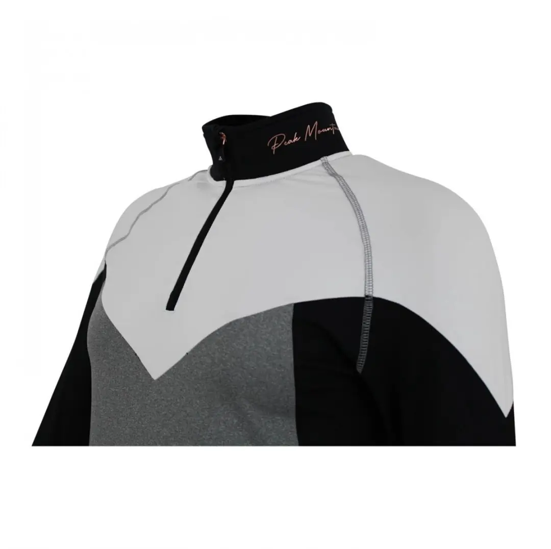 Peak Mountain 1st Skin Dames T-shirt met Ritssluiting - afbeelding 2 van 6