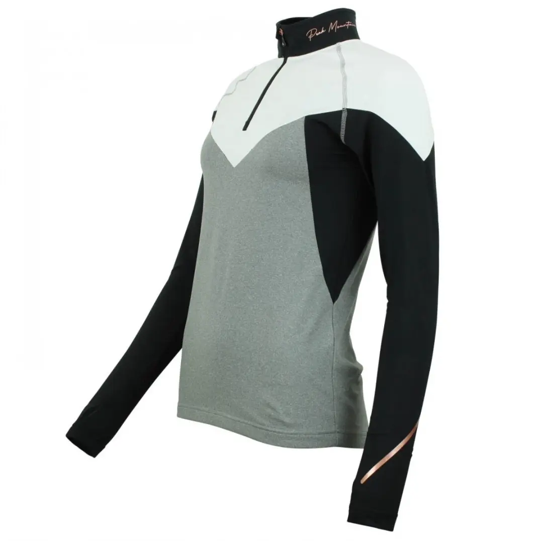 Peak Mountain 1st Skin Dames T-shirt met Ritssluiting - afbeelding 3 van 6