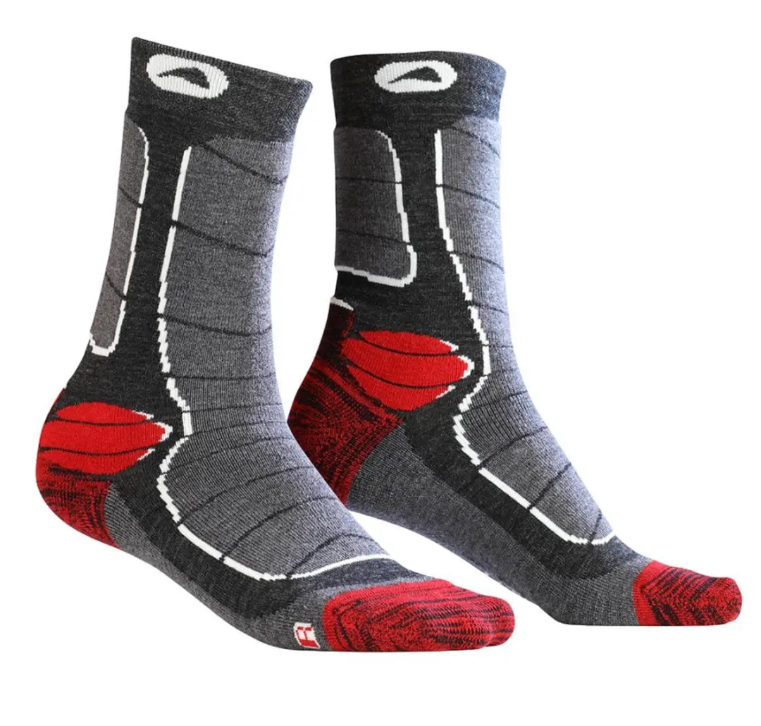 Monnet Trek Medium Sokken - Rood/Zwart - afbeelding 6 van 6