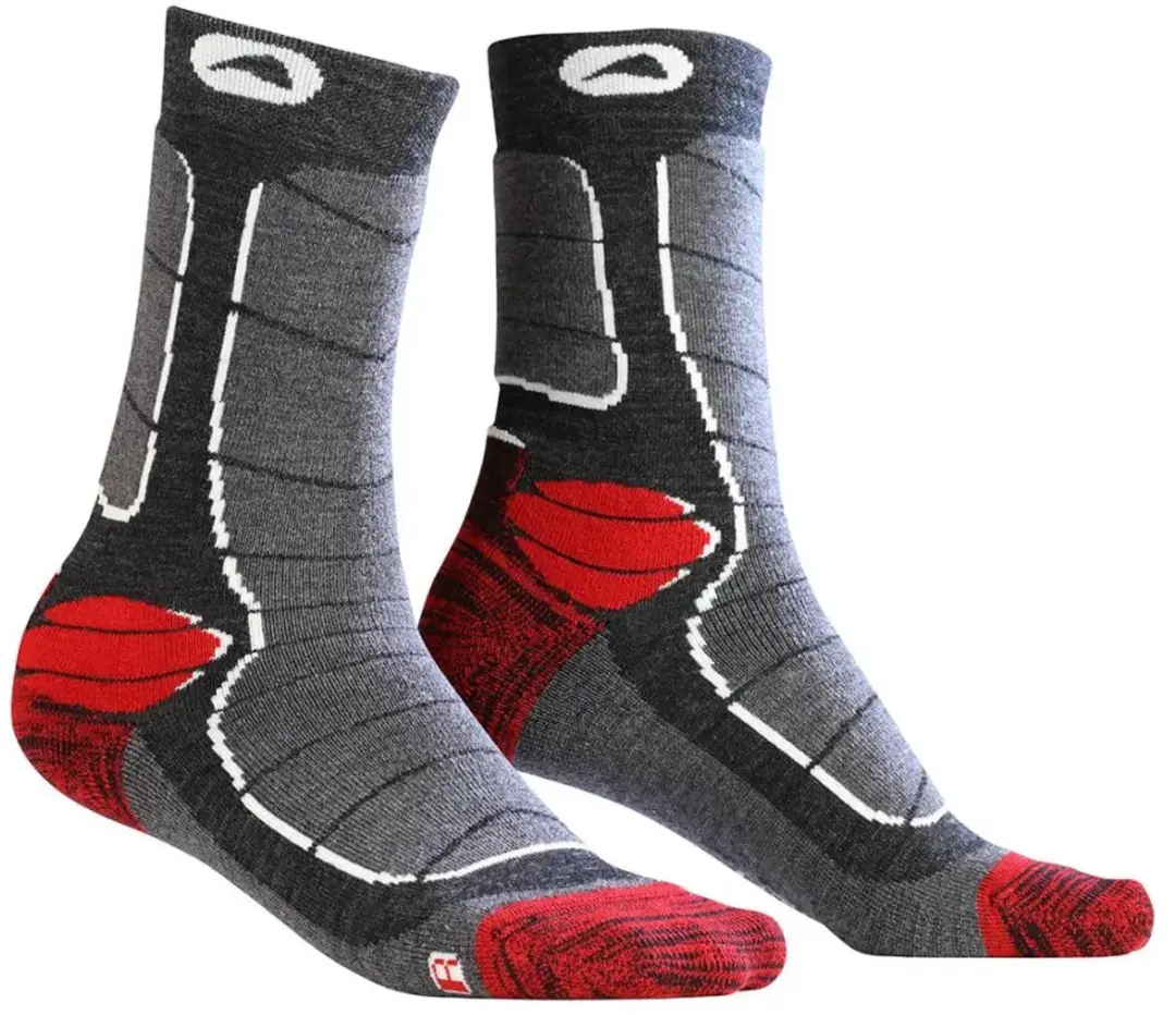 Monnet Trek Medium Sokken - Rood/Zwart - afbeelding 2 van 6