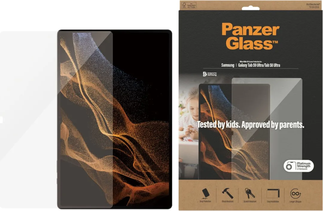PanzerGlass 7289 Screenprotector Samsung Galaxy Tab S9 Ultra - Transparant