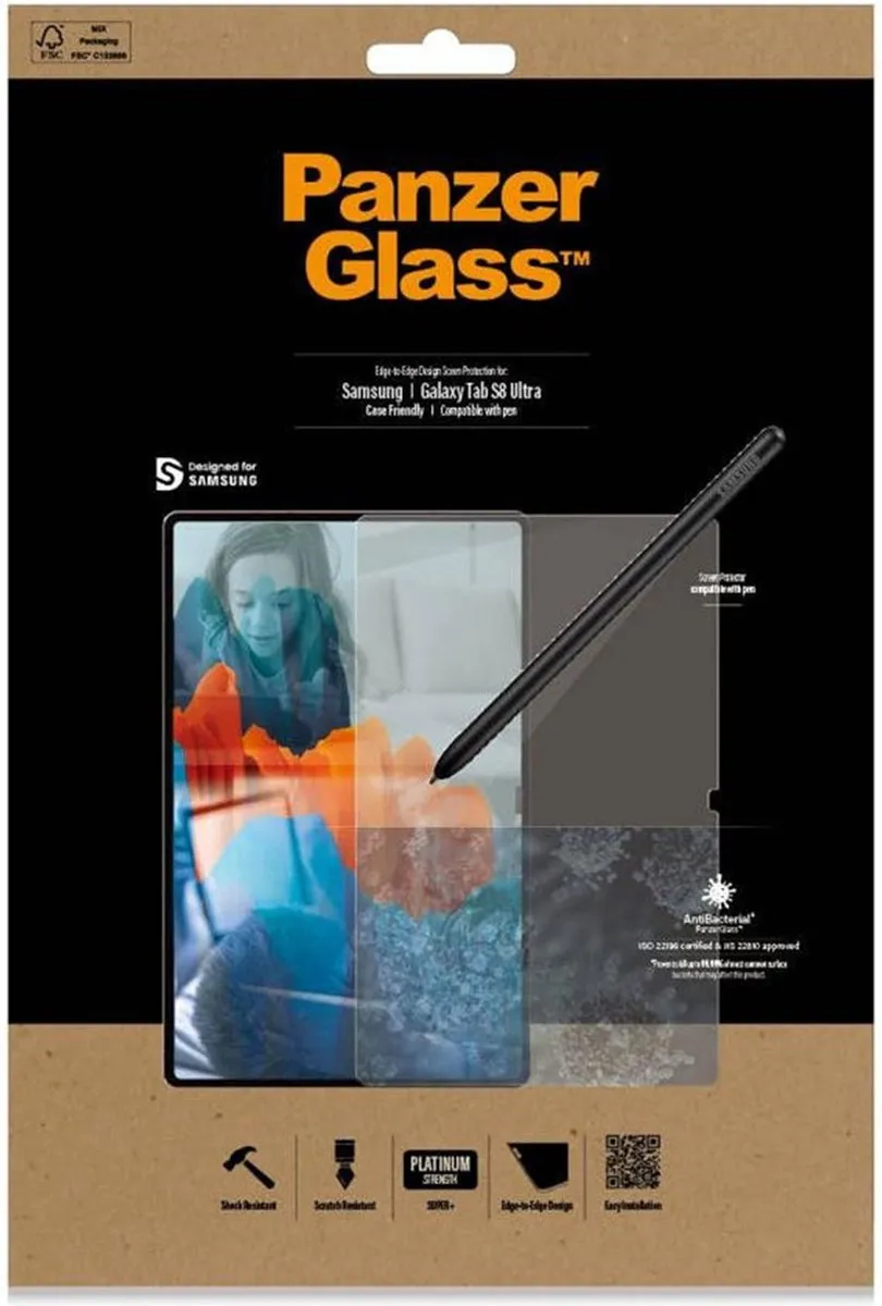 PanzerGlass 7289 Screenprotector Samsung Galaxy Tab S9 Ultra - Transparant