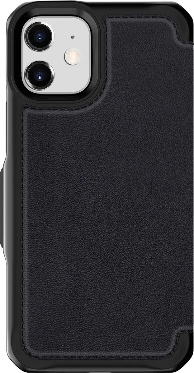 Itskins Hybrid Folio Bookcase iPhone 12 Mini AP2G-HYBRF-BKRL - Zwart - afbeelding 6 van 6