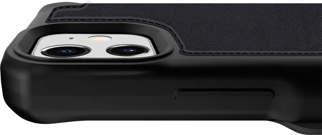 Itskins Hybrid Folio Bookcase iPhone 12 Mini AP2G-HYBRF-BKRL - Zwart