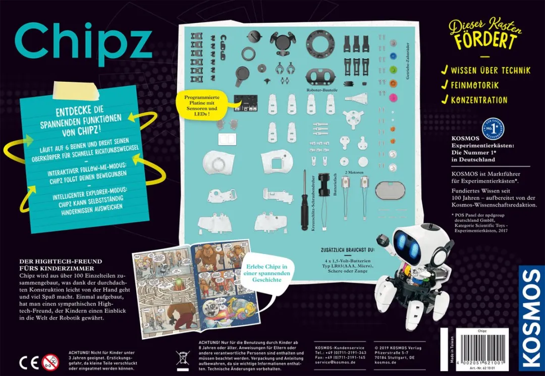 Kosmos 62100 Entertainment Robot - Wit