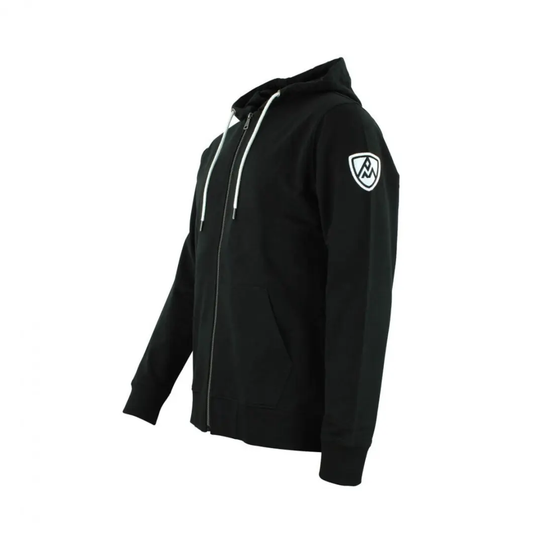 Peak Mountain Katoenen Sweatshirt met Rits French Terry - Kaki - afbeelding 6 van 6