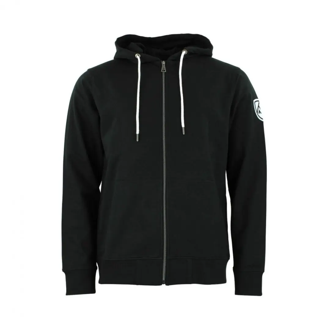 Peak Mountain Katoenen Sweatshirt met Rits French Terry - Kaki - afbeelding 5 van 6