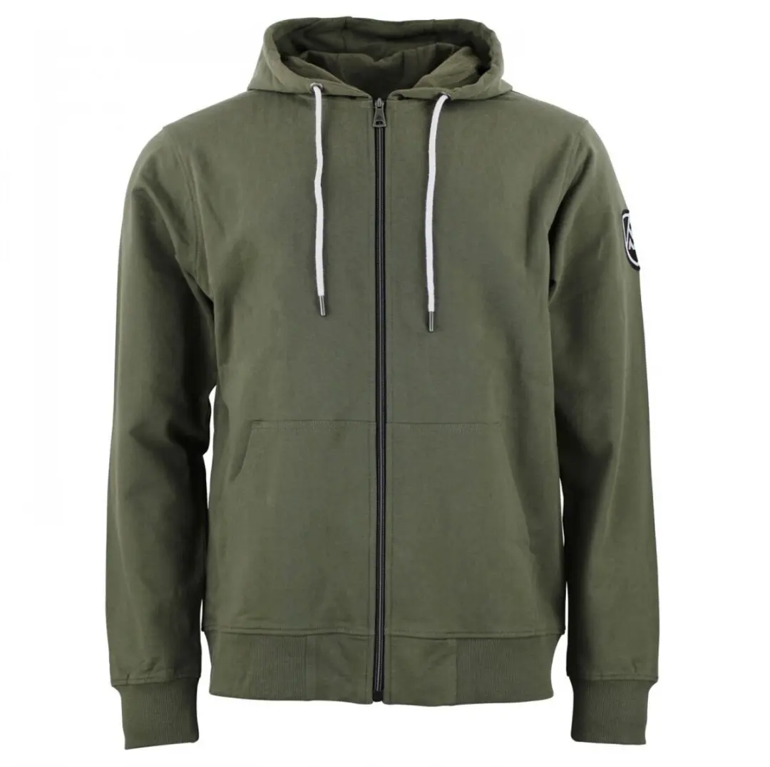Peak Mountain Katoenen Sweatshirt met Rits French Terry