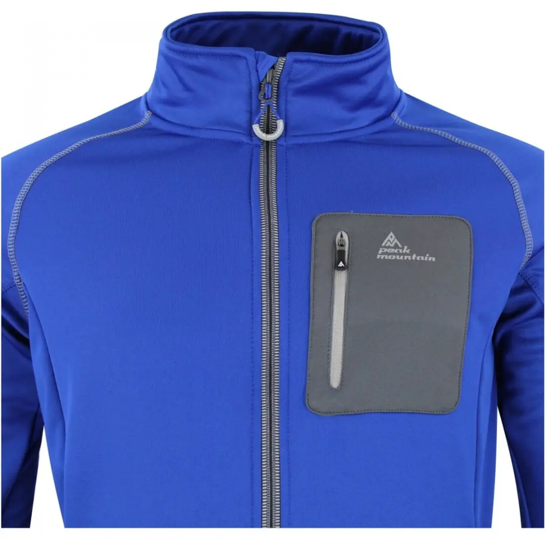 Peak Mountain Polarshell Jas - Koningsblauw - M - afbeelding 6 van 6