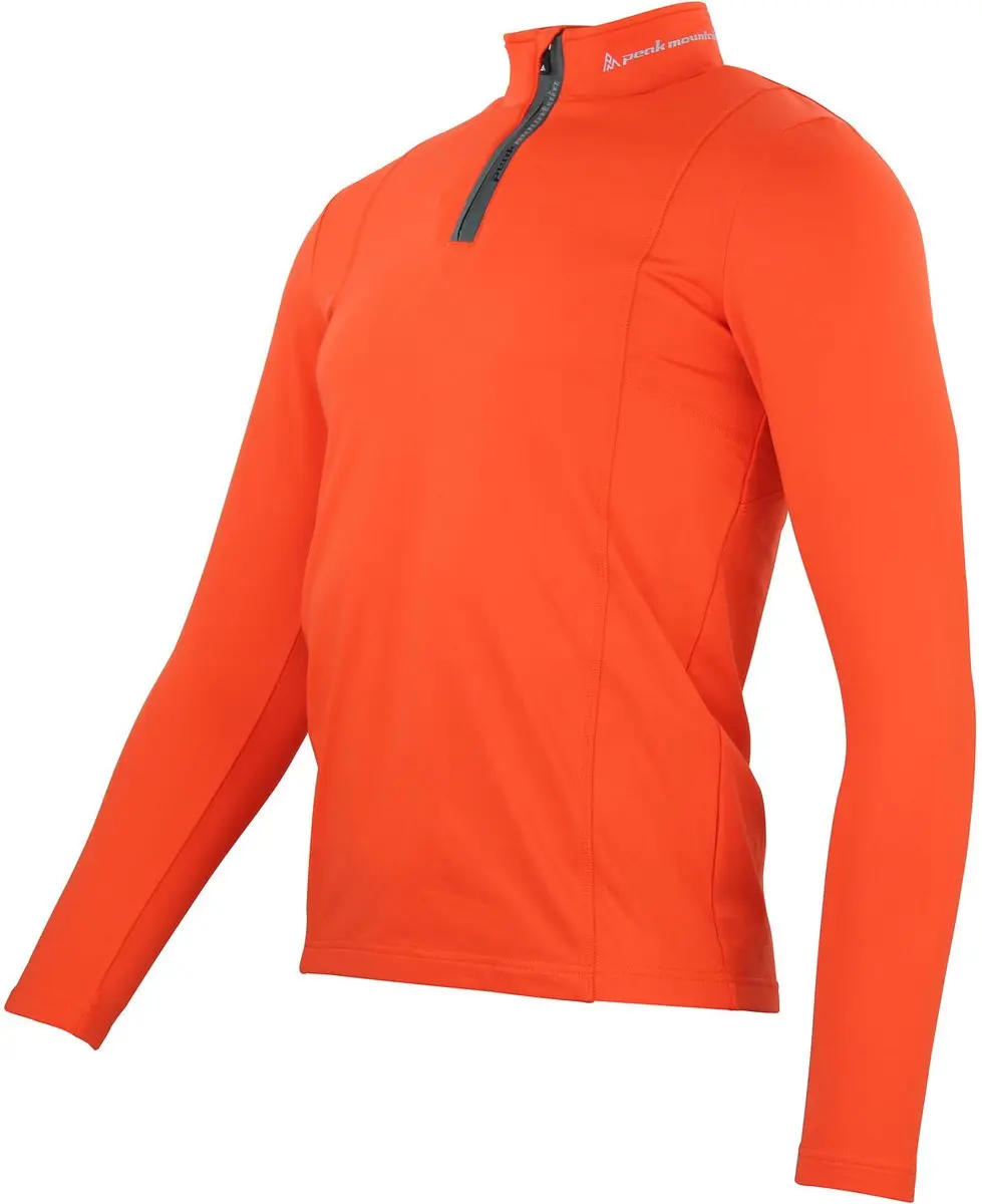 Peak Mountain Canevi Ondertrui met rits - Oranje - afbeelding 2 van 6