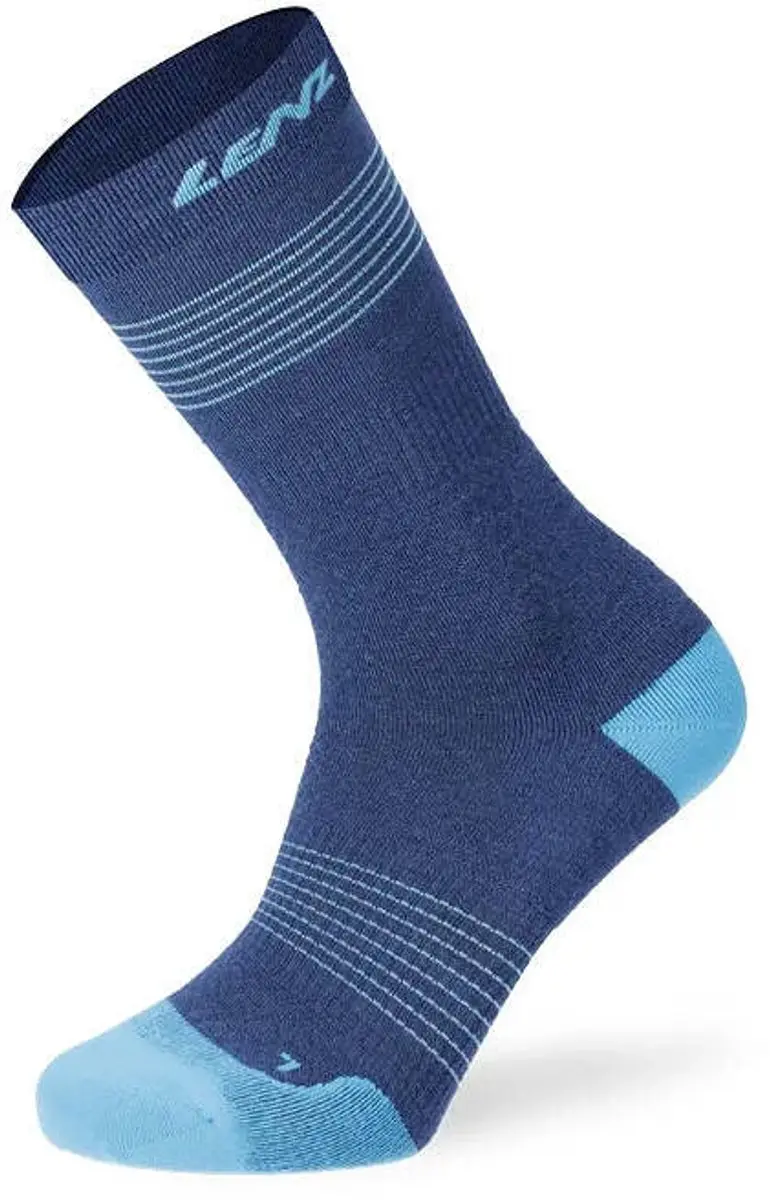 Lenz Merino 1 Mid Sokken - Blauw - afbeelding 2 van 4