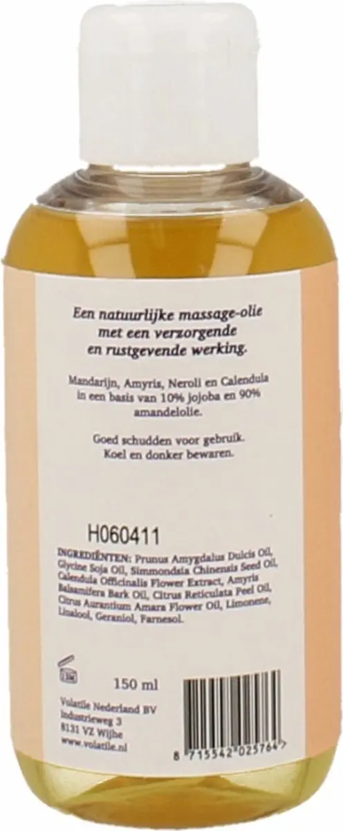 Volatile Massageolie Zwanger Mandarijn - 150ml - afbeelding 2 van 6