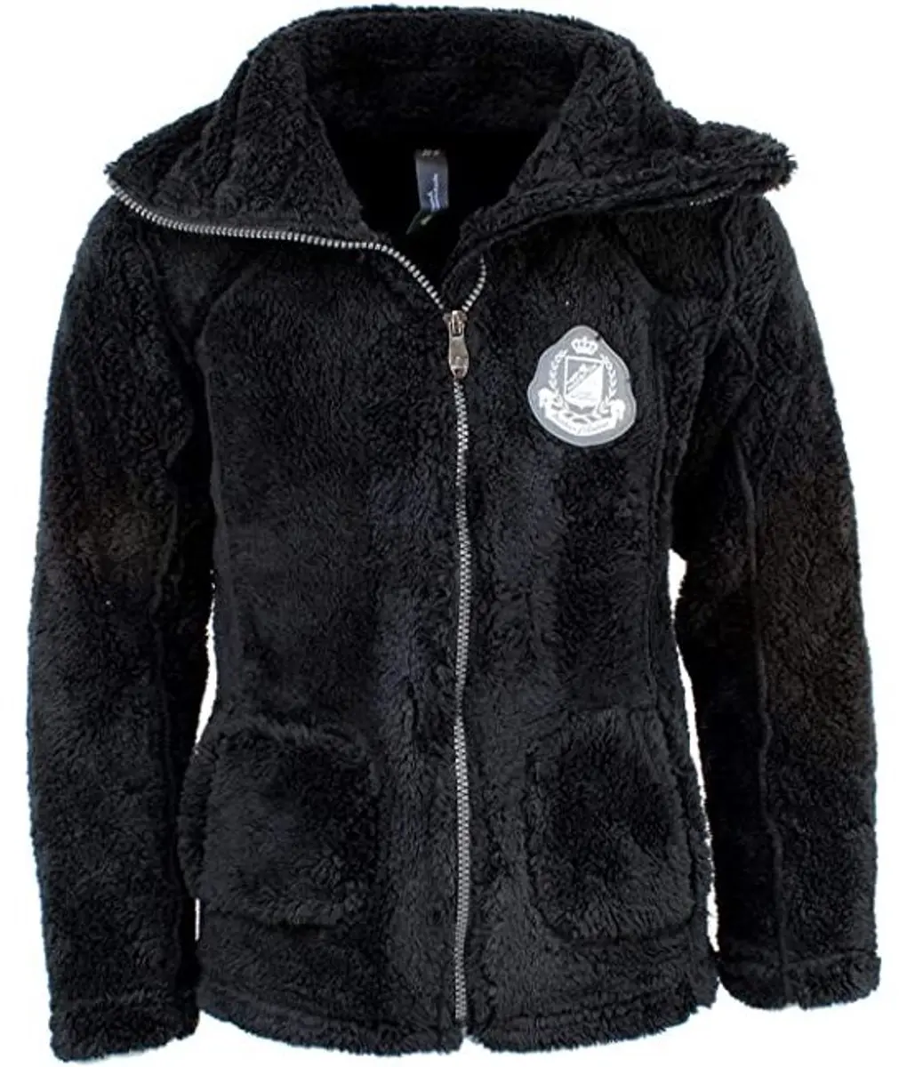 Peak Mountain Gasana Fleecejack Meisjes - Coral Sherpa - afbeelding 4 van 5