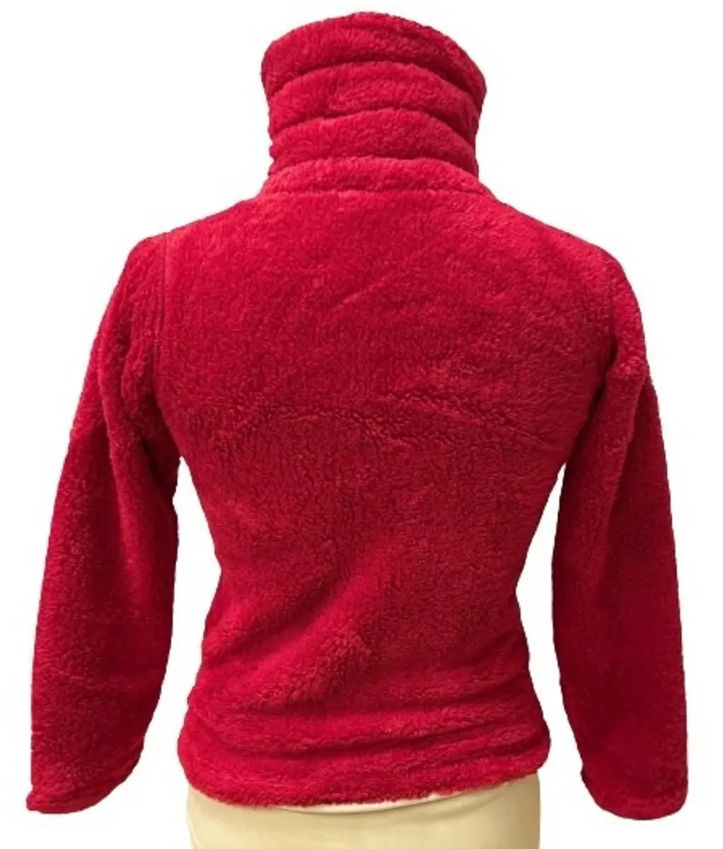 Peak Mountain Gasana Fleecejack Meisjes - Coral Sherpa - afbeelding 3 van 5