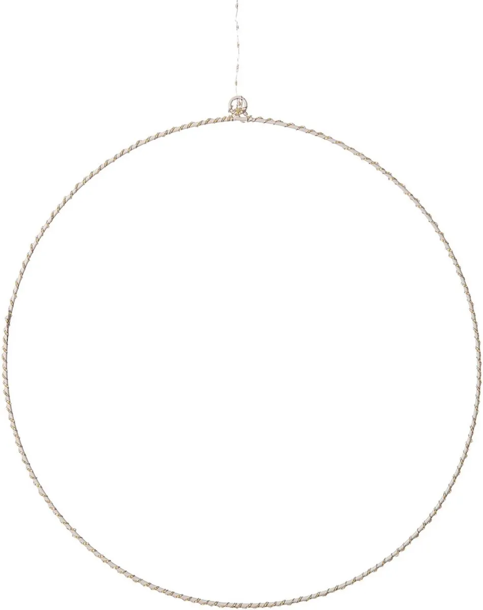 Anna's Collection Zilverraadverlichting Circle 150 LED - 27cm