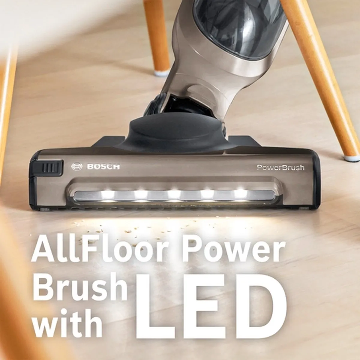Bosch Flexxo BBH3ALL23 Steelstofzuiger - Bruin - afbeelding 6 van 6