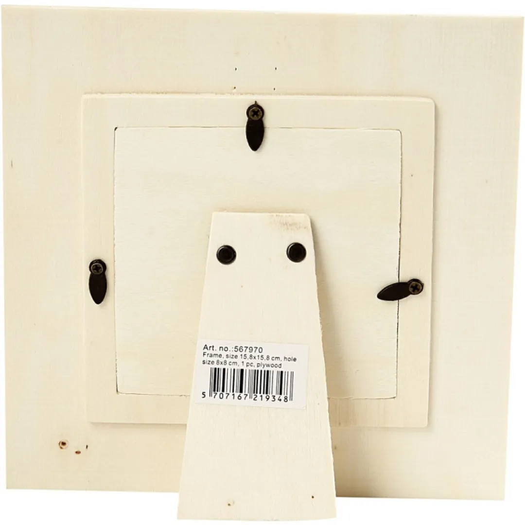 Creativ Company Houten Fotolijst 15,8x15,8cm - Blank