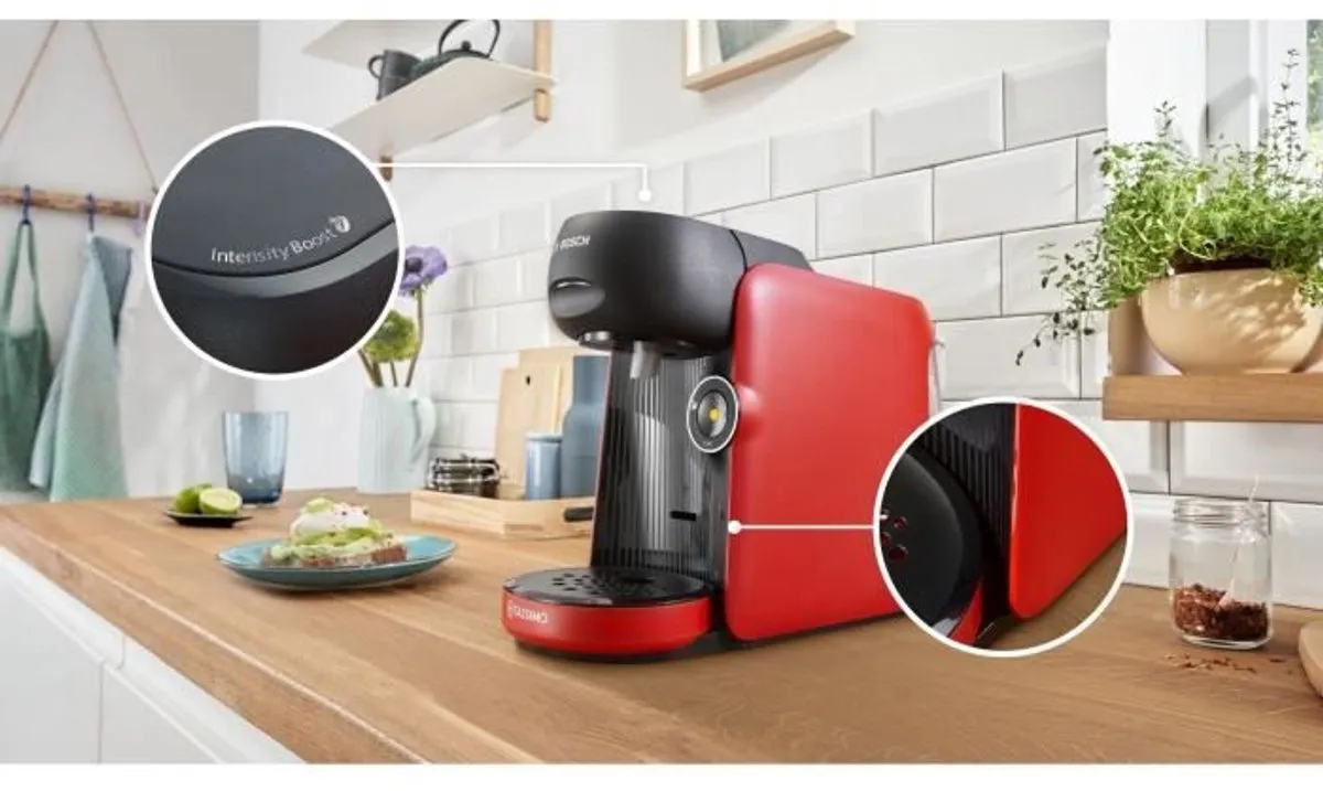 Bosch Tassimo TAS163E Multi-drink Koffiezetapparaat - 1400W - 0,7L - Rood