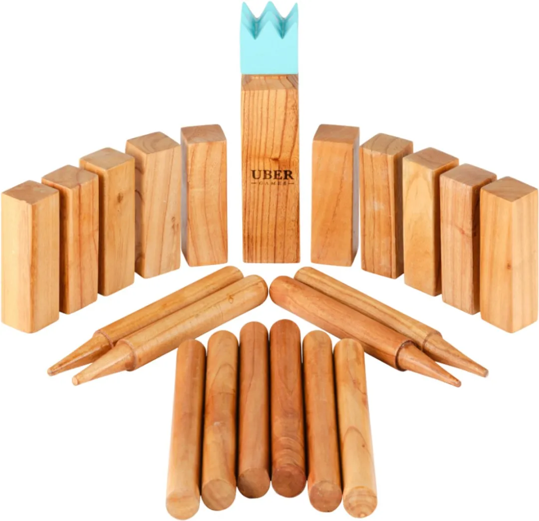 Ubergames Kubb Compacte Set 539 - 2 Spelers