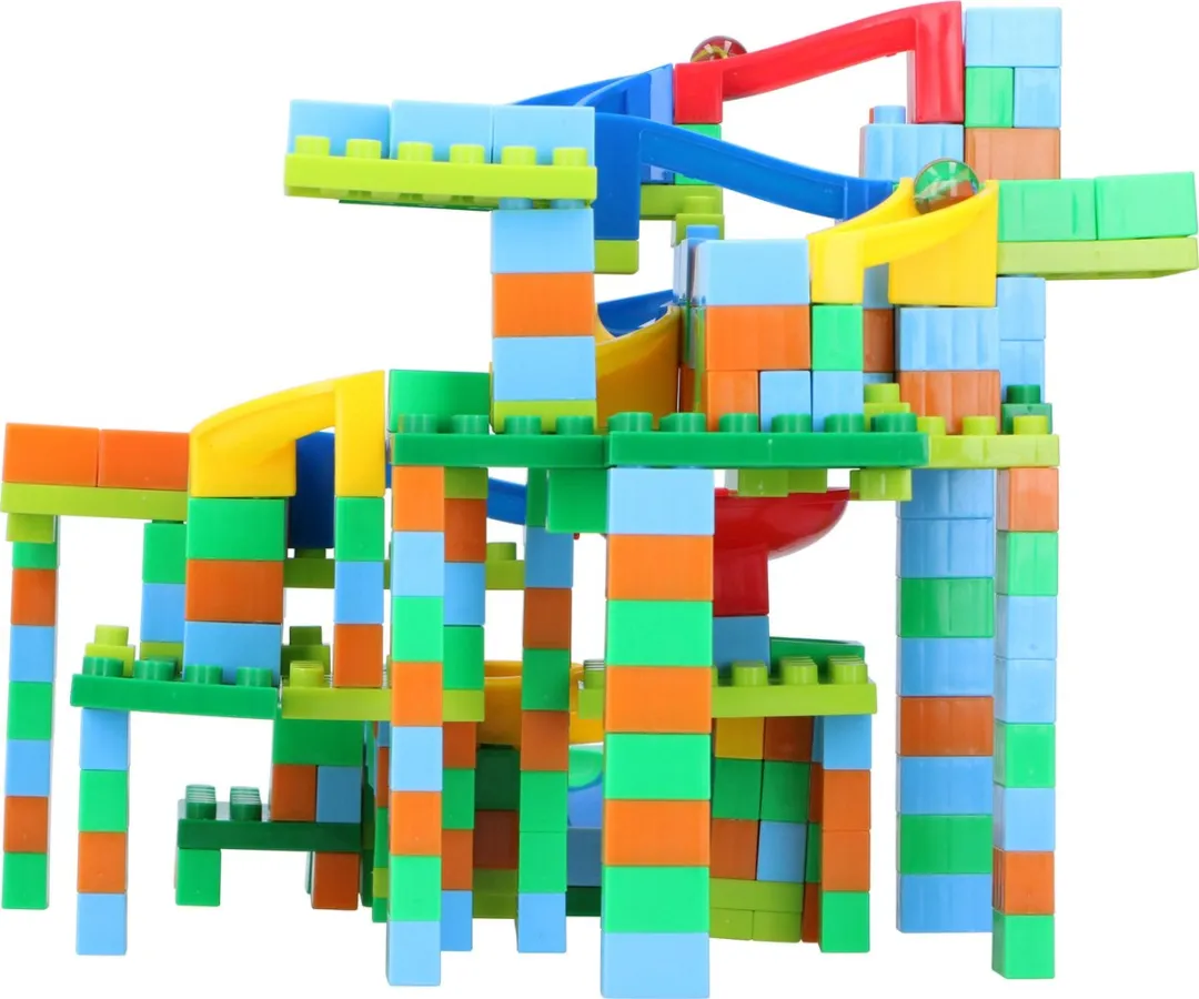 Eddy Toys Knikkerbaan 248-delig - 380 Baandelen - Multicolor