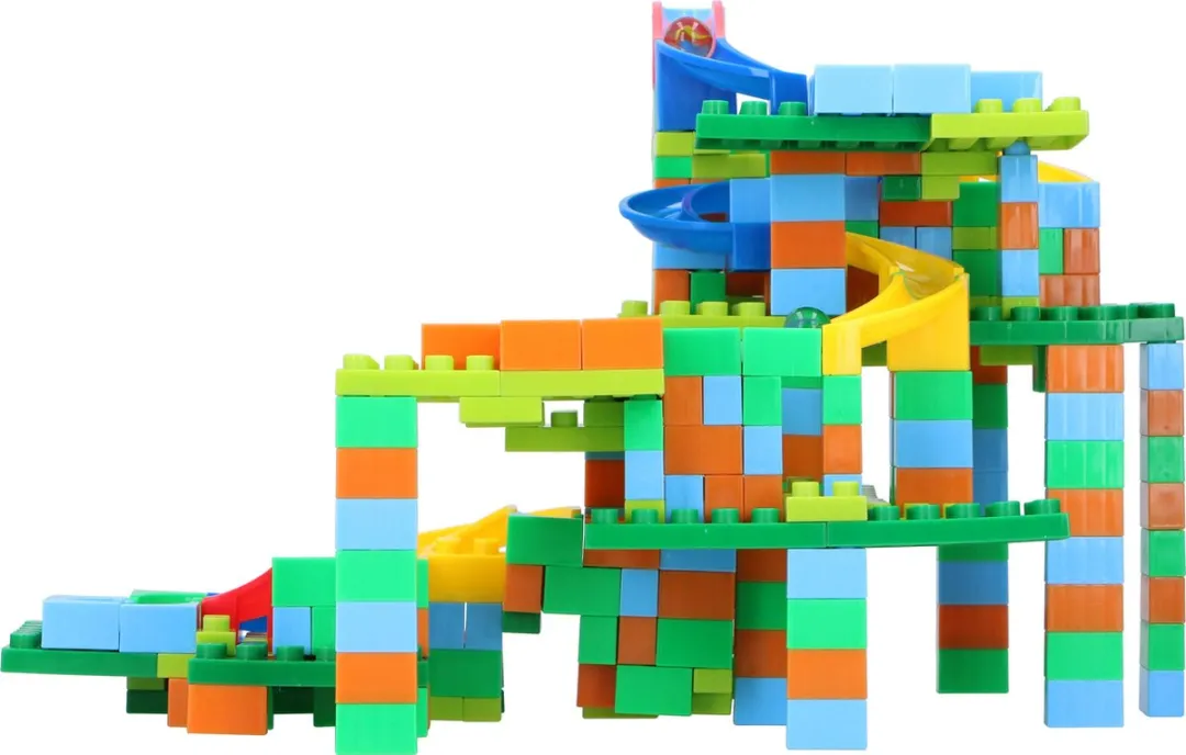 Eddy Toys Knikkerbaan 248-delig - 380 Baandelen - Multicolor