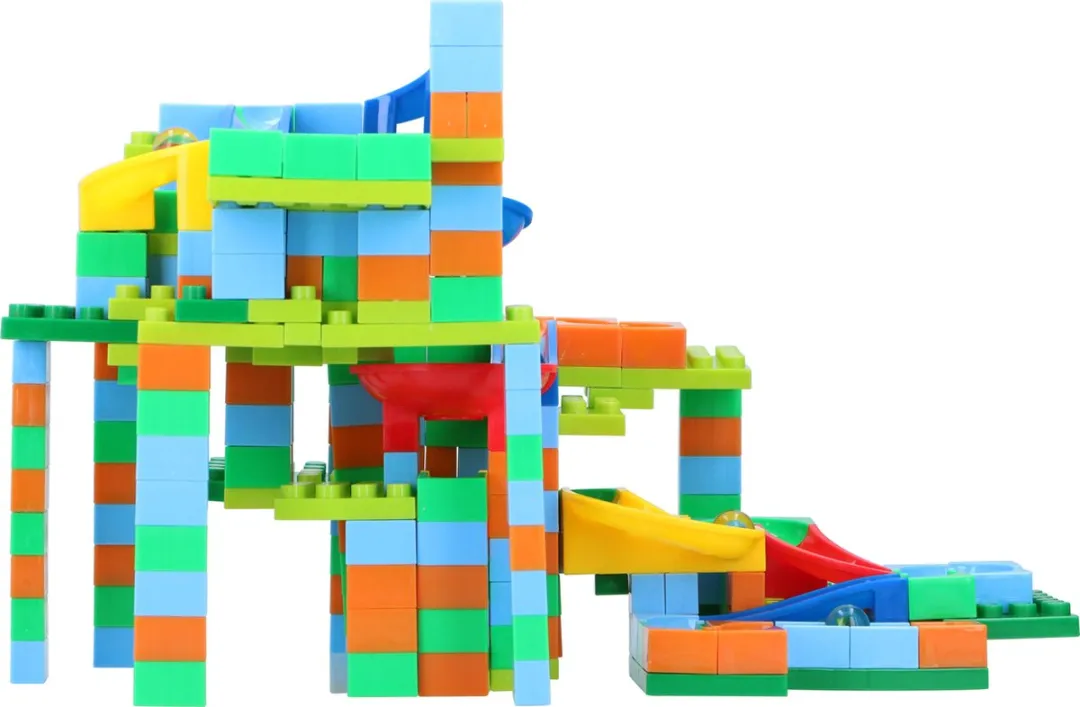 Eddy Toys Knikkerbaan 248-delig - 380 Baandelen - Multicolor
