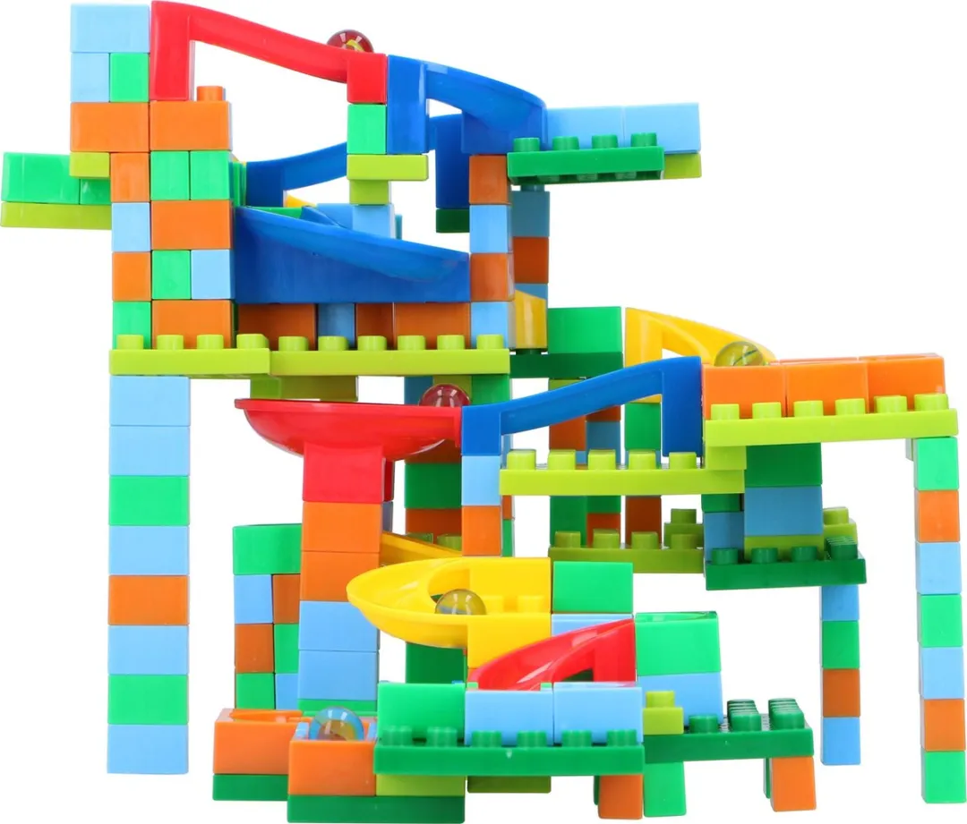 Eddy Toys Knikkerbaan 248-delig - 380 Baandelen - Multicolor