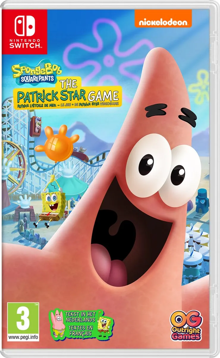 Outright Games SpongeBob SquarePants De Patrick Ster Nintendo Switch