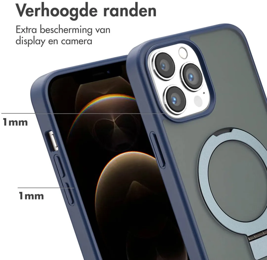 Accezz iPhone 13 Pro Max MagSafe Hoesje - Blauw