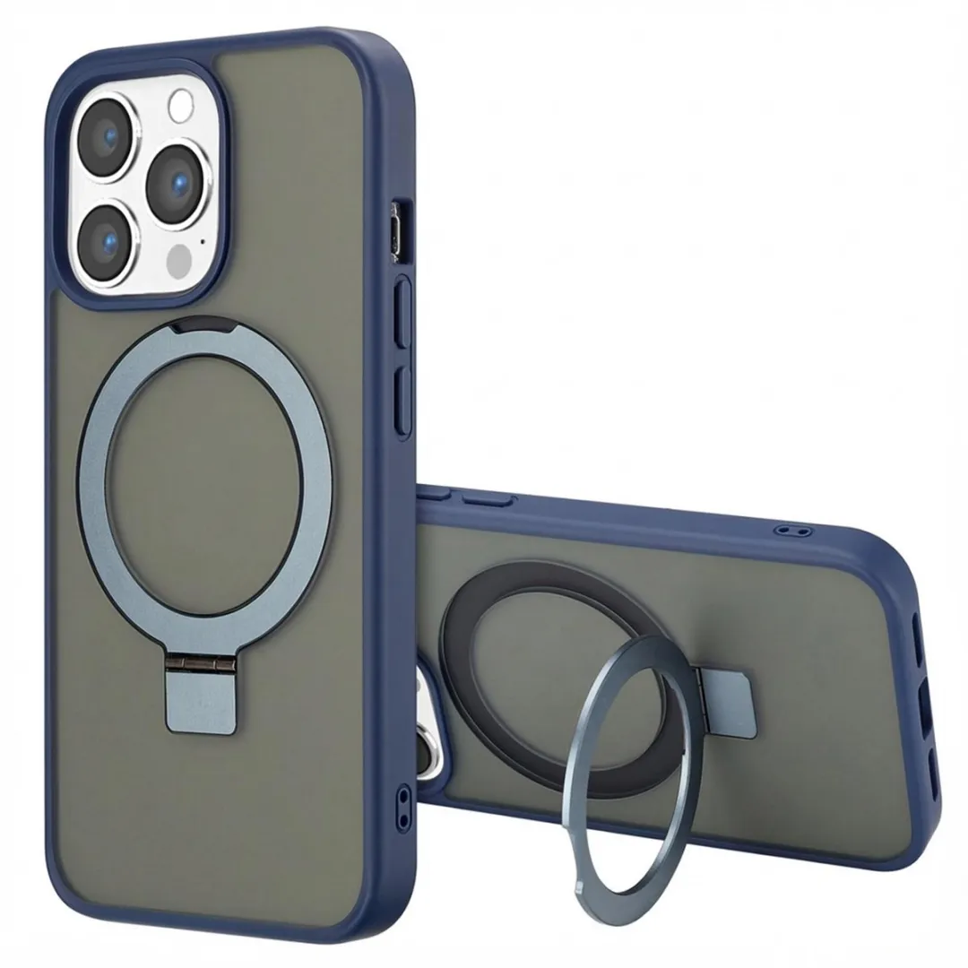 Accezz iPhone 13 Pro Max MagSafe Hoesje - Blauw