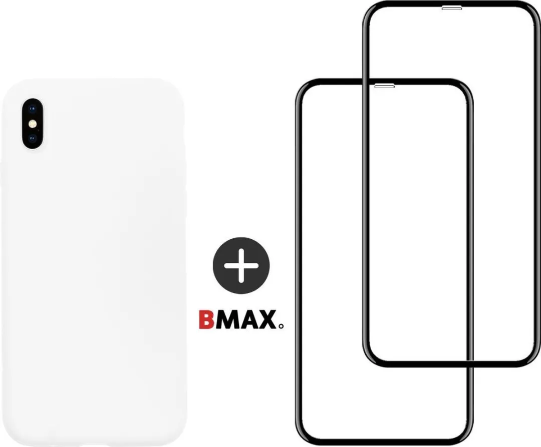 BMAX iPhone XS Max Telefoonhoesje Wit