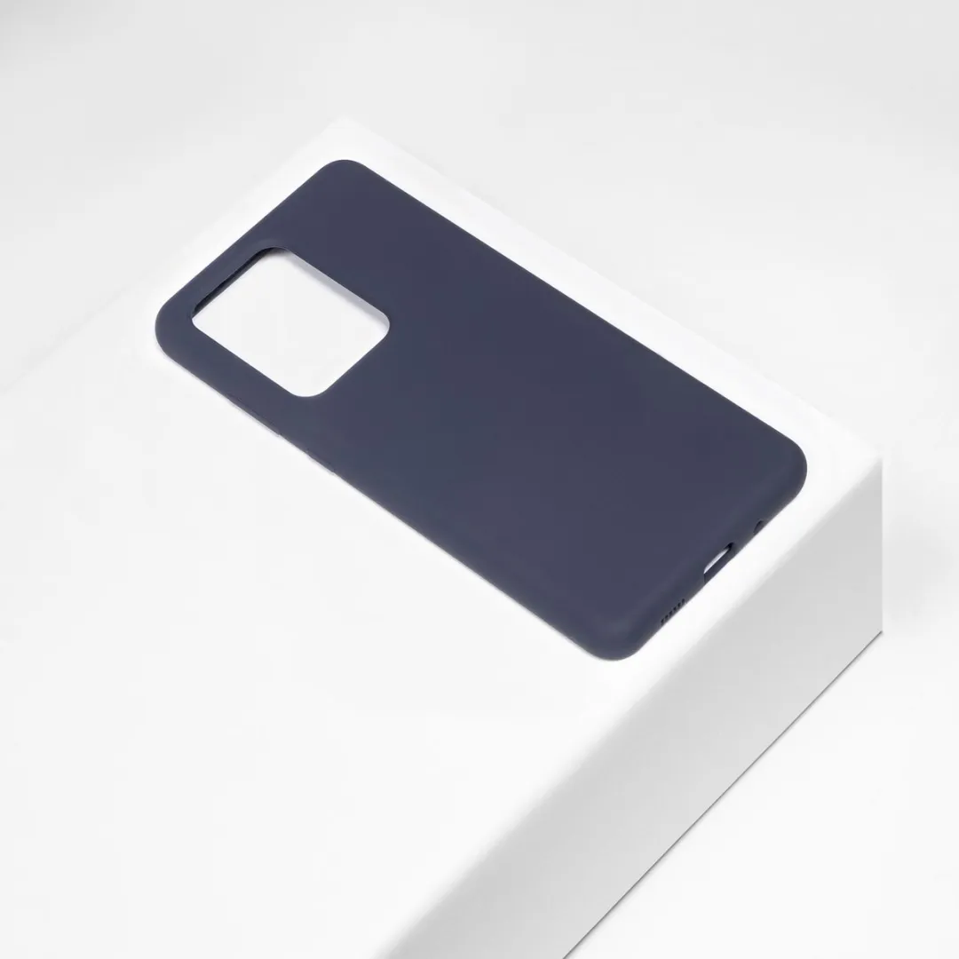 BMAX Siliconen Hoesje Samsung Galaxy S20 Ultra - Donkerblauw