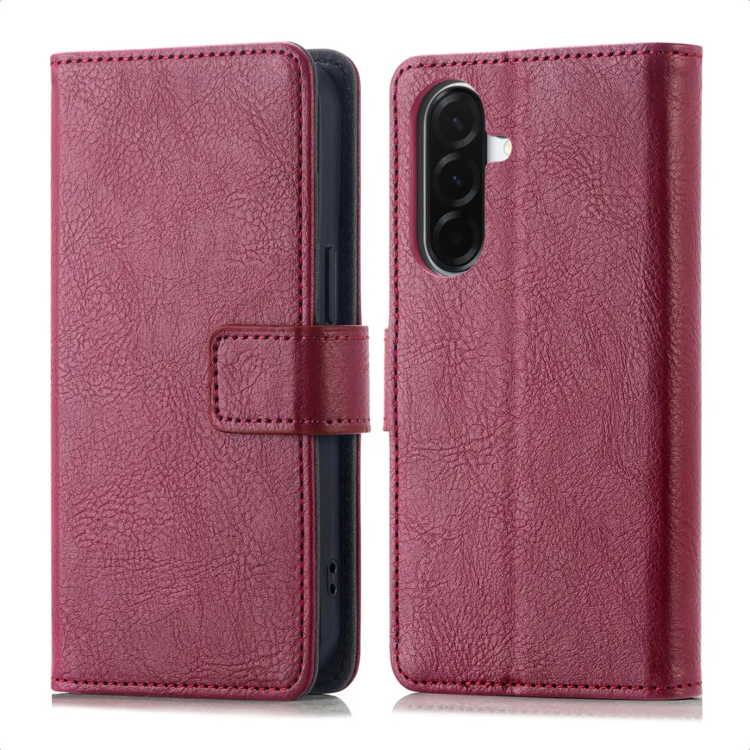 Imoshion Hoesje Samsung Galaxy A37 - 3 Pasjes - Bordeaux