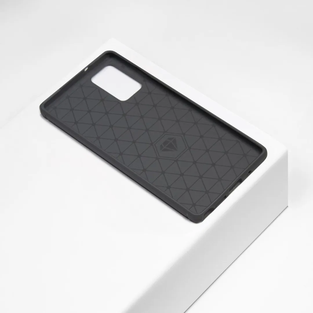 BMAX Carbon Soft Case Samsung Galaxy Note20 - Grijs