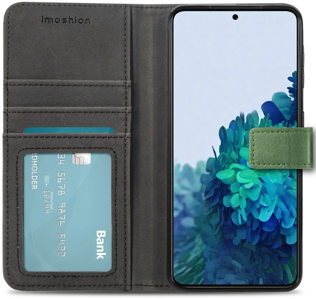 Imoshion Hoesje Samsung Galaxy S21 Groen - 3 Pasjes